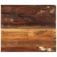 vidaXL Tafelblad rechthoekig 15-16 mm 60x70 cm massief gerecycled hout