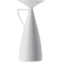Kartell LED-tafellamp Camomille, dimbaar, wit / opaal, Woon-/ Eetkamer, Kunststof, Design, LED tafellamp