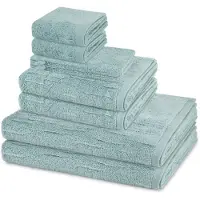 Ross Sonstiges 2 X washandjes 2 X gasten- 2 X douche- 2 X handdoek - in set 8 pack Premium