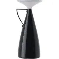 Kartell LED-tafellamp Camomille, dimbaar, zwart, Woon-/ Eetkamer, Kunststof, Design, LED tafellamp