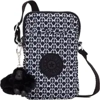 Kipling Schoudertas 'Tally' nachtblauw / wit