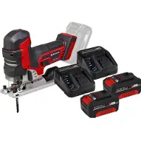 Einhell TP-JST 18/135 Li BL Solo Batterie 4,0 Ah (2x) Kit de Démarrage