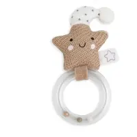Babys Only Rammelaar ster Heaven clay/warm linen