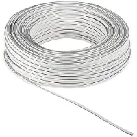 Goobay Luidspreker kabel (CU koper) - 2x 2,50mm² / wit - 50 meter