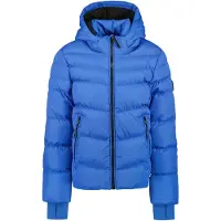 Cars gewatteerde jas blauw Jongens Polyester Capuchon Effen - maat 176