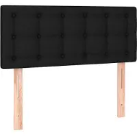 vidaXL Hoofdbord 80x5x78/88 cm stof zwart