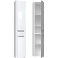 Top E Shop Badkamermeubel NEL II 31x30x174 cm, wit, glanzend