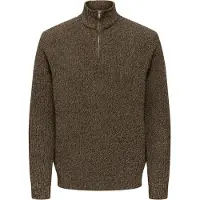 Only & Sons Trui 'ONSJoin' bruin gemêleerd