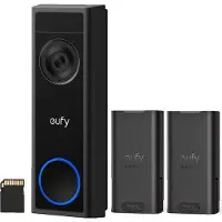 Eufy Security C31 Video Deurbel- 2K Resolutie - Nachtzicht - Draadloos/Batterij + extra Batterij