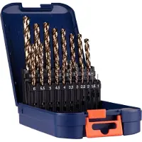 Rotec 19 dlg Kunststof Cassette Spiraalboren Cobalt 1,0-10,0x0,5mm - 900.0023K - 900.0023K