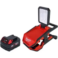 Milwaukee M18 PAL2-401 Acculamp 18 V 2000 lm IP20 + 1x accu 4.0 Ah - zonder lader