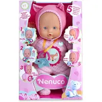 Nenuco Zachte Babypop 30cm 5 Functies Roze roze Kunststof Pop
