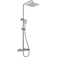 Hak Cubemix Douchekolom met hendelmengkraan, chroom