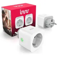 Innr Smart Plug met energiemeter | Zigbee 3.0 | Max. 3680W | Wit | 2 stuks
