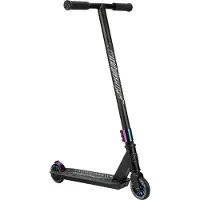 Nijdam Stuntstep - Brushed Arrow - Zwart/Neo-chrome - Aluminium