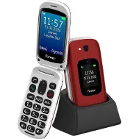 Funke FUNE350R mobiele telefoon 7,11 cm (2.8") 116 g Rood Seniorentelefoon