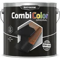 Rust-Oleum CombiColor Metaalverf - Gitzwart - 2,5L