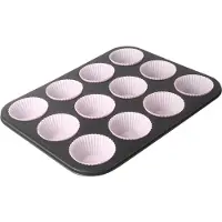 Ibili Muffin + 12 Capsules Mold Transparant