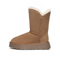 Gooce Boots 'Breezy' bruin / kastanjebruin