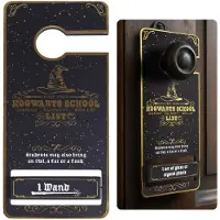 Harry Potter Hogwarts Zwart-gouden deurknop voor fans, voor kamer 9x20cm