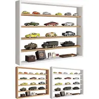 VCM OsadoL wandkast wandmontage 5 planken wit.