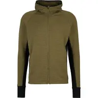 Stoic - MerinoFleece260 FlenSt. Zip Hoody - Merinohoodie XXL, olijfgroen