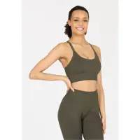 Athlecia Sport bh 'Foan V3 Seamless' olijfgroen