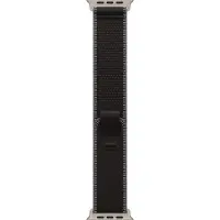 Apple Trail Loop Band voor de Watch | 44/45/46/49 mm - Maat M/L - Charcoal Black / Natural Titanium