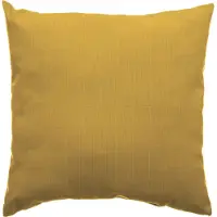 Merkloos Hesperide Sierkussen - binnen/ buiten bank - geel - 40 x 10 cm - tuinstoelkussens