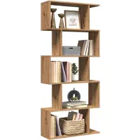 vidaXL Kamerscherm / boekenkast 5-laags 70x24x161 cm hout artisanaal