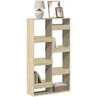 vidaXL Boekenkast 100x33x175 cm bewerkt hout sonoma eikenkleurig