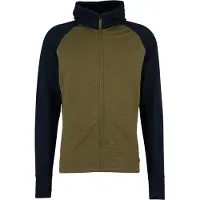 Stoic - MerinoFleece260 FlenSt. Zip Hoody - Merinohoodie M, olijfgroen