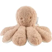 Nattou TEDDY Knuffel - Octopus - 20 cm - Karamel