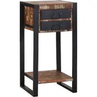 vidaXL Bijzettafel Multikleur 40 x 40 x 80 cm