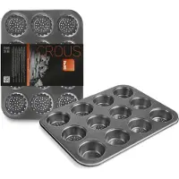 Ibili Geperforeerde Krokante Muffinbakvorm