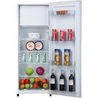 Fagor FAF5212 Koelkast Vrijstaand 218L met Vriesvak 4 - Stille Koelkast 41 dB - Compacte Koelkast met LED Verlichting - Wit - Omkeerbare Deur - Label E - Hoogte 141 cm