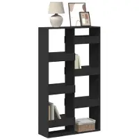 vidaXL Boekenkast 100x33x175 cm bewerkt hout zwart
