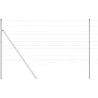 vidaXL Grond Fix Gelast Draadhek 25 x 1,2 m Gegalvaniseerd staal Mesh