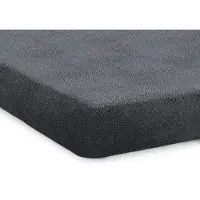 Eleganzzz Hoeslaken Teddy Pluche 35cm Hoekhoogte - anthracite 140x200cm