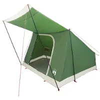 vidaXL Camping Tent 2-persoons Waterdicht Groen taft