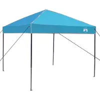 vidaXL Luifel Tent 243 x 243 x 251 cm Blauw Stof
