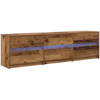 vidaXL TV Eenheden 180 x 34 x 50 cm Oud Hout Bewerkt hout