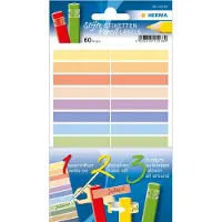 Herma 15238 Pennenetiketten - Naamsticker voor kleurpotloden, 10 x 46 mm, zelfklevend - 4 stuks