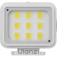 Ulanzi DG01 Cube Mini Light LED Videolamp - Instelbare Kleurtemperatuur 2700K-8500K - Magnetische Bevestiging & 3x Cold Shoe - Wit
