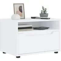 vidaXL Tv-meubel VISNES 60x40x38 cm bewerkt hout wit