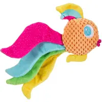 BARK ahi tina regenboos vis pluche - 26x18x6 cm tot 10 kg