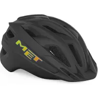 Met Crackerjack Mips kinderhelm, zwart