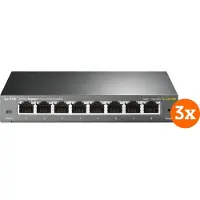TP-LINK TL-SG108E 3-Pack