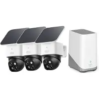 Eufy Security SoloCam S340 - 360° buitencamera 3 PACK + Homebase 3 - Bundelvoordeel