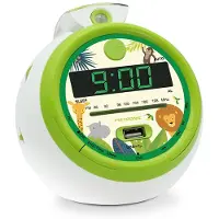 Metronic Jungle, horloge, FM-radio, meerkleurig, tijdweergave, batterijen (AA, AA)